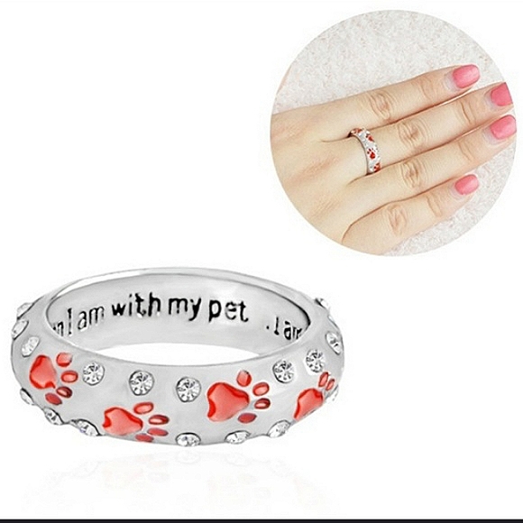 Paw print ring - Picture 4 of 6